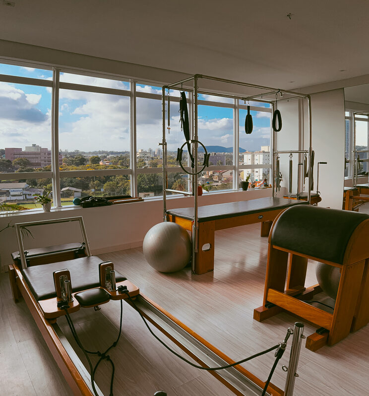 Aula de Pilates terapêutico na Ká Jardim em Gravataí